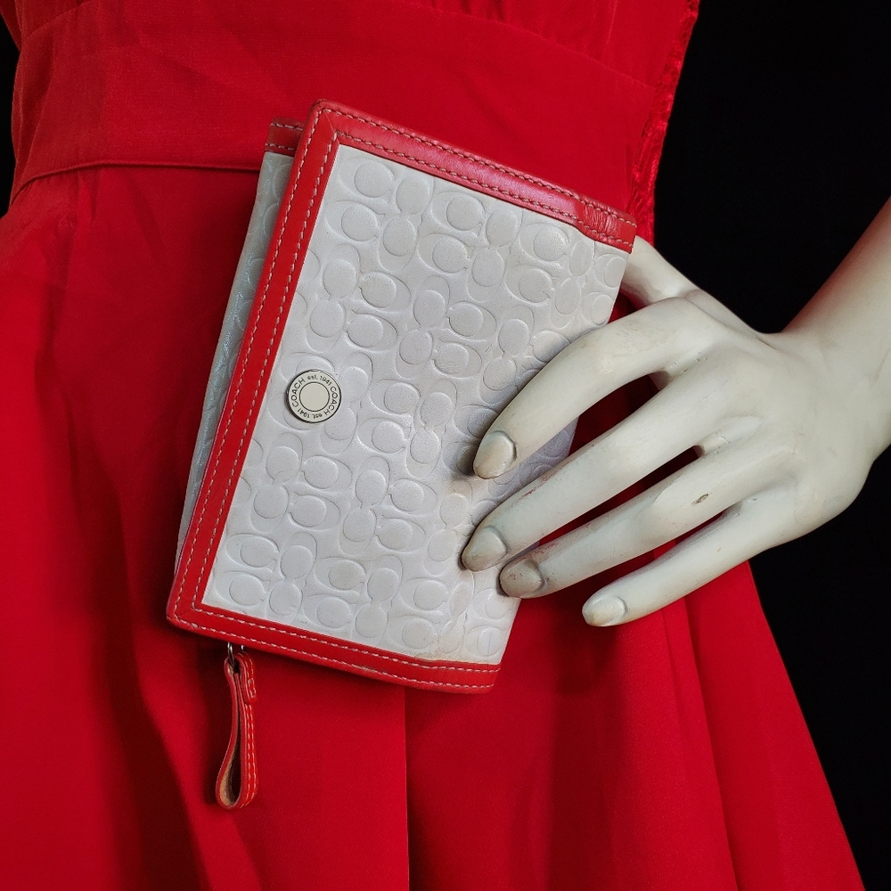 Coach wallet with coin compartment